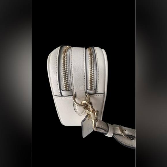 NWT Authentic Coach Jes Crossbody MARVEL Quilted Captain America Star Ivory $428 - Picture 10 of 16